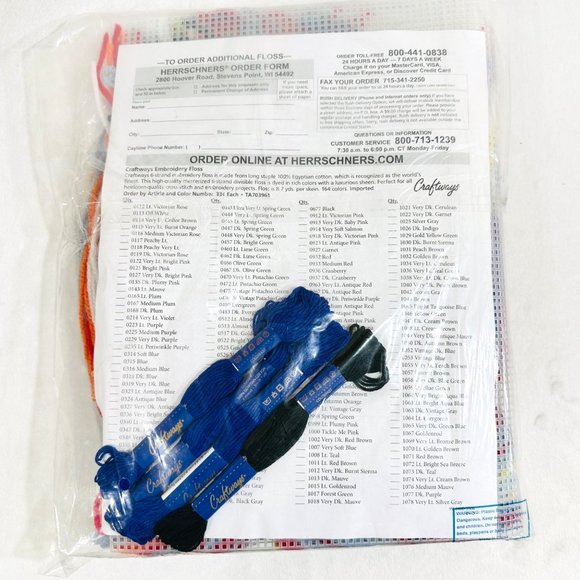 April Showers Plastic Canvas Wall Hanging Kit - 12" x 18" - New/Sealed (2013) - Picture 4 of 6